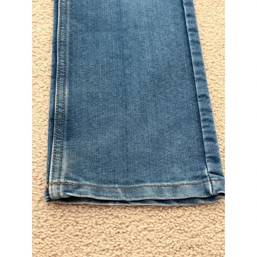 Levis Kids 514 Straight Leg Jeans Size 12 Medium Wash Blue Adjustable Waist